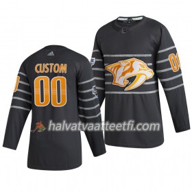 Miesten NHL Nashville Predators Pelipaita Custom Harmaa 2020 NHL All-Star Adidas Authentic